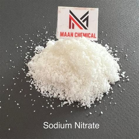 White Sodium Nitrate Powder Grade Standard Technical Grade Packaging