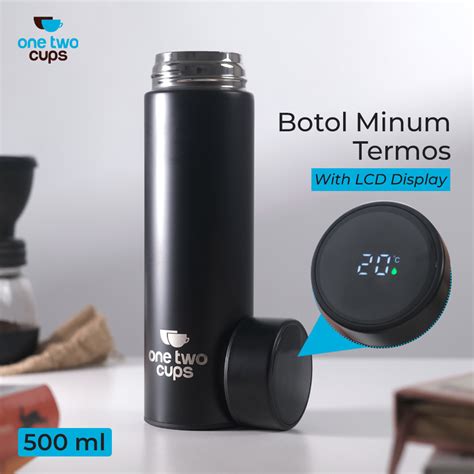 Jual One Two Cups Botol Minum Termos Suhu Lcd Display Smart Mug Ml