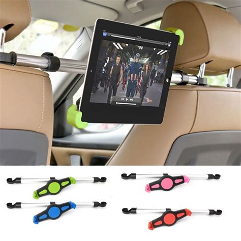 Adjustable Universal Aluminum Alloy Car Back Seat Tablet Mount Stand