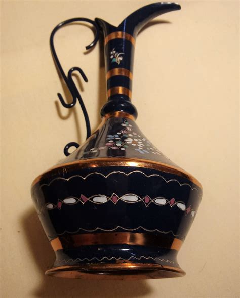 Beautiful Vintage Turkish Turkey Gulistan 100 Copper Made Ewer Water