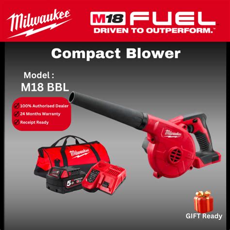 Milwaukee M Compact Blower Set M Bbl Air Blower Dust Cleaner