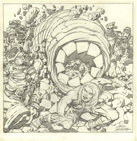 Cap N S Comics Pencils By Jack Kirby