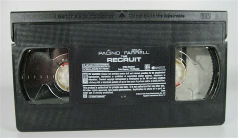 Al Pacino Colin Farrell The Recruit Vhs Ebay