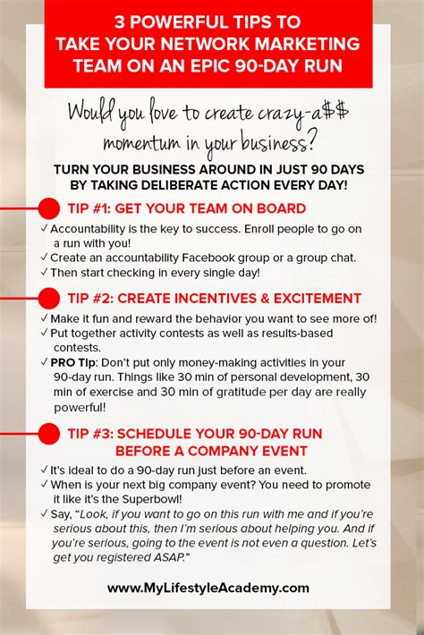 3 Powerful Tips To Take Your Team On An Epic 90-Day Run