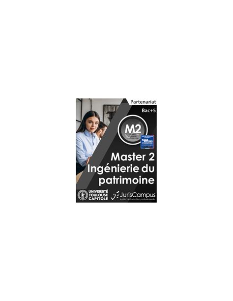 Master M Droit Du Patrimoine Diagnostic Et Strat Gies