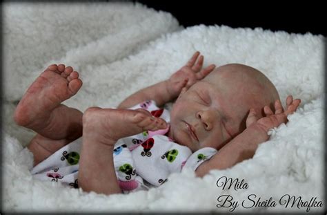 Ooak Mila 14 By Sheila Mrofka Newborn Baby Dolls Reborn Babies Clay