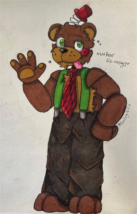 Nedd Bear Redesign Fnaf Fanart By Pending76elz On Deviantart