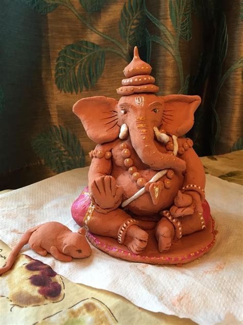 Ganesha Statue Clay