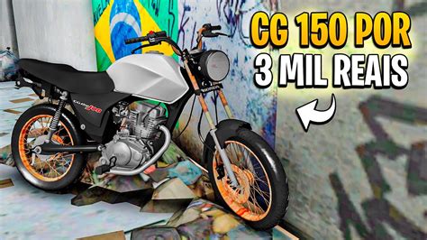 COMPREI ESSA TITAN 150 CAINDO AOS PEDAÇOS POR 3 MIL REAIS GTA SA VIDA