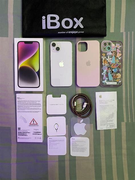 Iphone 14 256gb Resmi IBOX Fullset Lengkap Original Mulus Banget