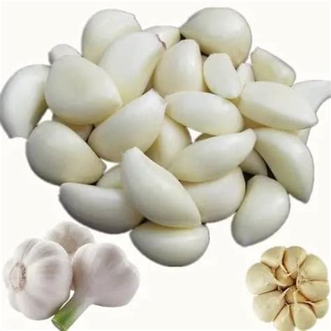 White Fresh Peeled Garlic For Snacks Fast Food Cooking Packaging