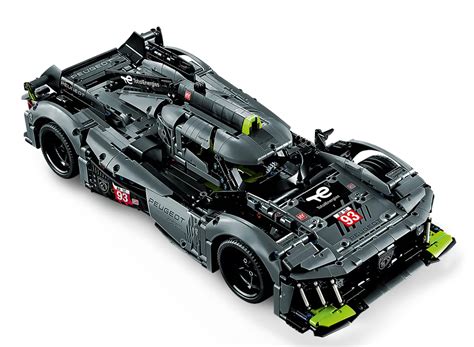 LEGO Technic Peugeot 9X8 LMdH Racer with a Working Electric Motor