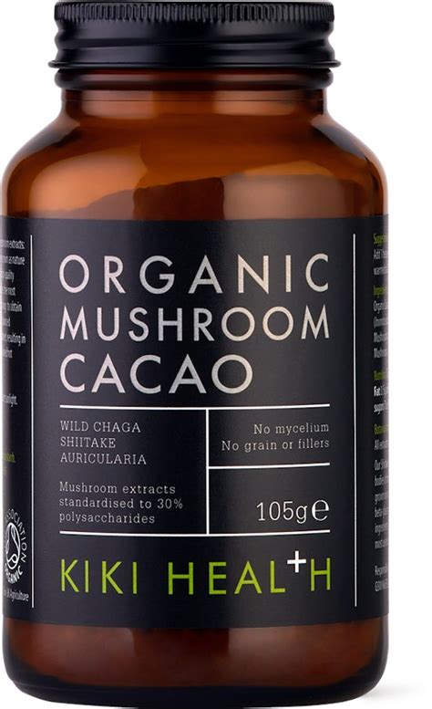 Kiki Health Organic Mushroom Extract Cacao Powder 105g Medino