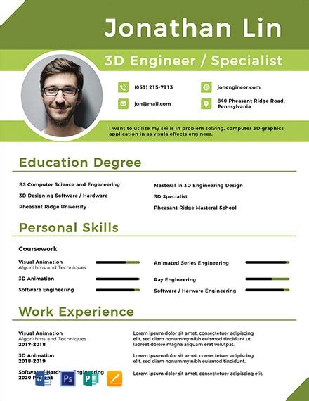 47 Free Engineering Resume Templates [edit And Download]