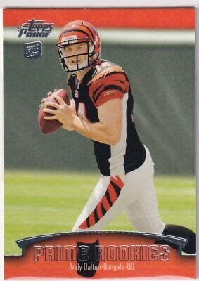 Topps Prime Rc Andy Dalton Rookie Cincinnati Bengals Football Jc