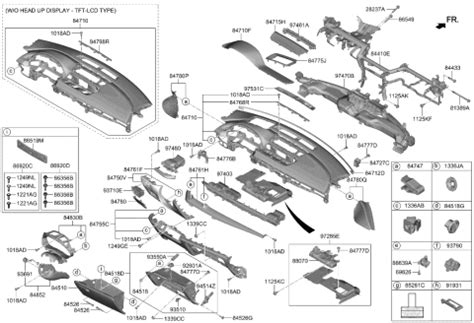 84701-T1300-IDG Genuine Hyundai CRASH PAD ASSY-MAIN