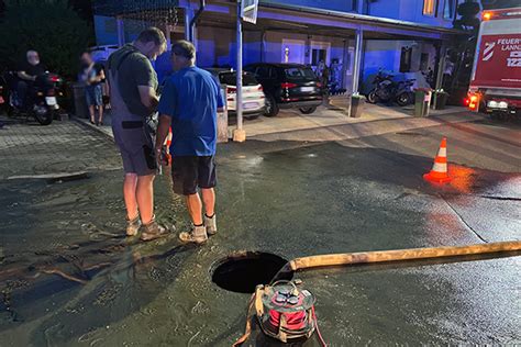 Wasserrohrbruch In Der Neuwiesenstra E Freiwillige Feuerwehr Lannach