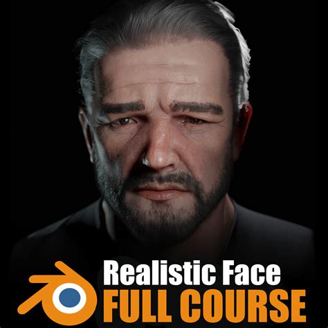 Artstation Tutorial Realistic Face Creation In Blender