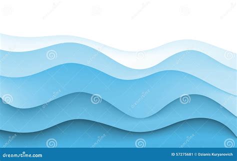 abstract design creativity background  blue waves vector stock