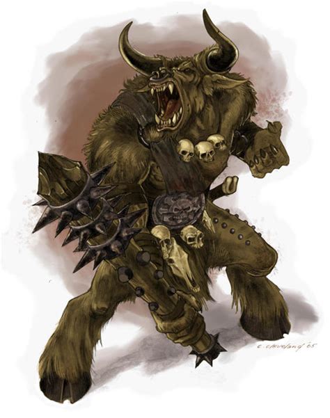 Minotaur by calebcleveland on DeviantArt