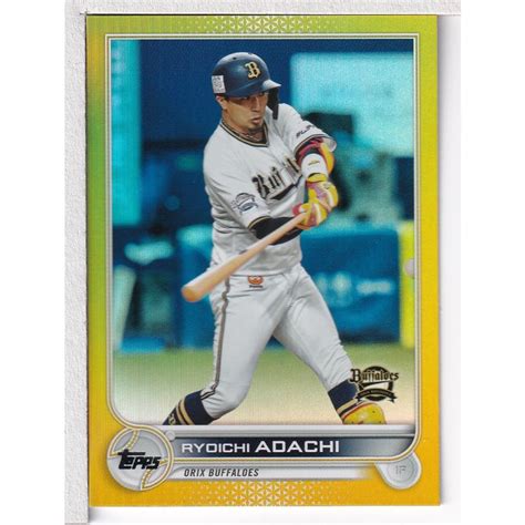 22 TOPPS NPB 安達了一 Gold Foil パラレル 22topps npb adachiryoichi gold