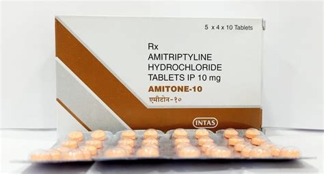 Amitone Mg Tablet Amitriptyline Hydrochloride Tablet Intas