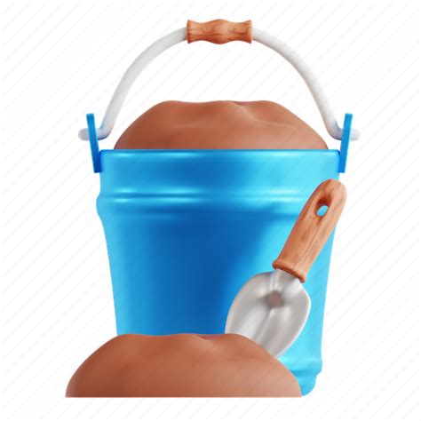 Bucket Pail Utensil Tool 3d Illustration Download On Iconfinder