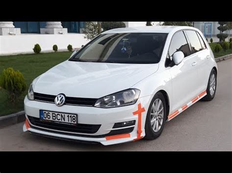 Volkswagem Golf Mk 7 Body Kit Uygulaması FibersanTuning Tk Auto Ön