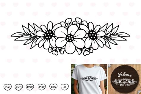 Flower Bouquet Svg Flower Svg Graphic By Tadashop Design · Creative Fabrica