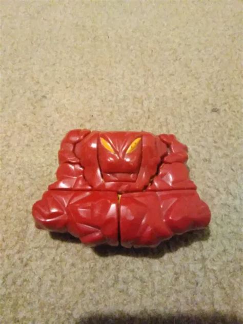 Figurine Rouge Vintage Gobots Rock Lords Brimstone Bandai