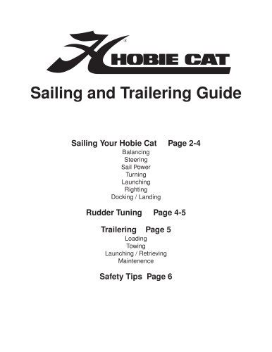 Tutti I Cataloghi E Le Schede Tecniche Hobie Cat USA