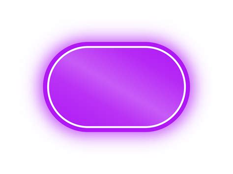 Banner De Retângulo Arredondado Neon Roxo Retângulo Arredondado Neon