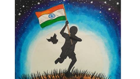 Independence Day Drawing Easy Har Ghar Tiranga Poster Drawing Independence Day Drawing Step By