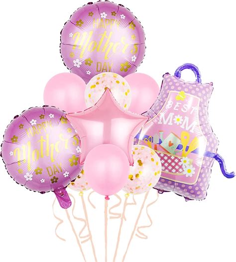 Happy Mothers Day Balloons 30in 12pcs Apron Mothers Day