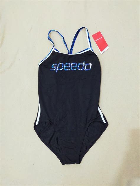 L Speedo Sierra Blackblue One Piece Training Swimsuit On Carousell