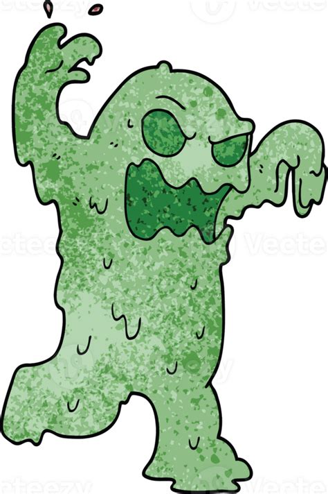 Cartoon Doodle Slime Monster 42842457 Png