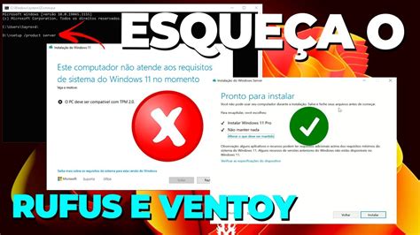 Esque A O Rufus E Ventoy Como Instalar O Novo Windows Sem