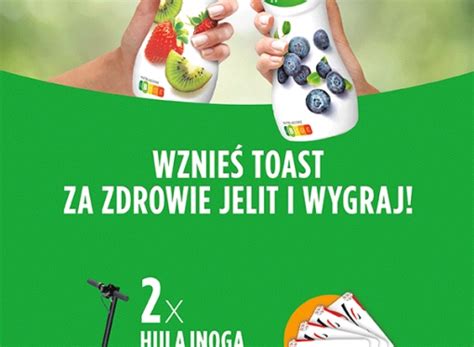 Wznieś toast za zdrowie swoich jelit i wygraj hulajnogę elektryczną w