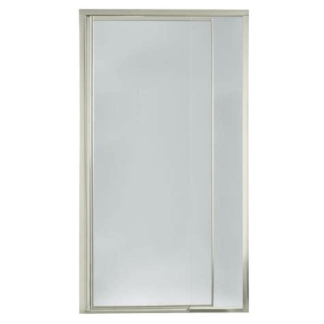 Sterling Vista Pivot Ii 36 In To 42 In W Framed Brushed Nickel Pivot