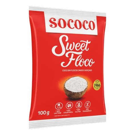 Coco Ralado Sweet Floco Sococo 100G Cantinho Doce Cohama