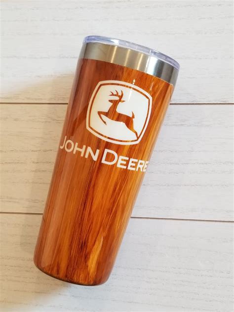 John Deere Tumbler Wood Tumbler Etsy