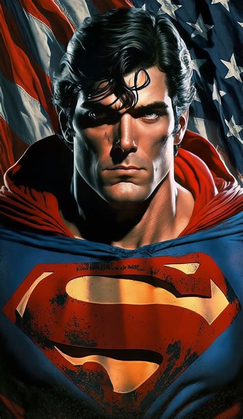 ArtStation - Superman American Flag