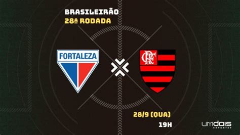 Fortaleza x Flamengo onde assistir horário escalações e arbitragem