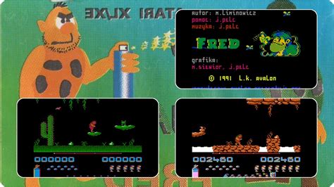 Borsuk Retro Gry TV ATARI XL XE FRED Longplay Live No Training