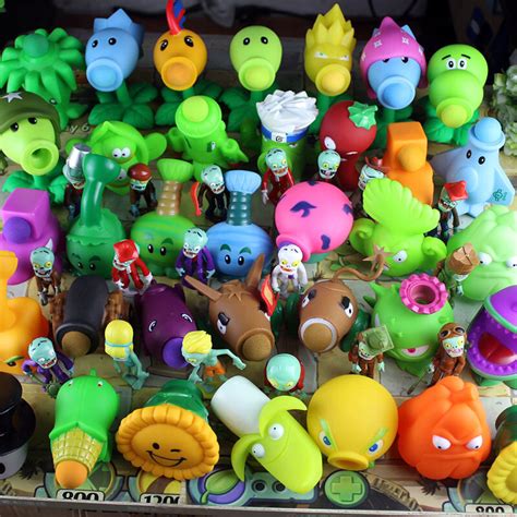 28 Estilos Miniaturas Plants Vs Zombies Pvz Peashooter Modelo De