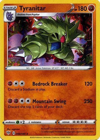 Esp Tyranitar Holo Rare Playset