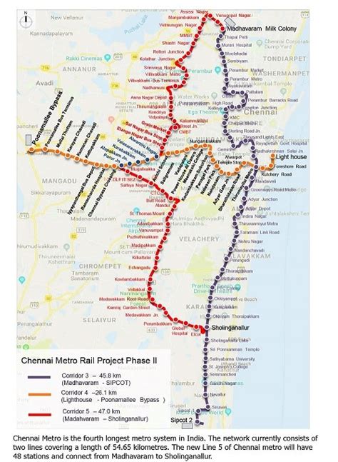 Chennai-Metro-Phase-2map — TBM: Tunnel Business Magazine