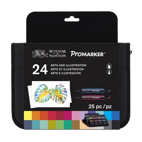 Winsor Newton ProMarker 24 Pack Arts And Illustrations Stationery