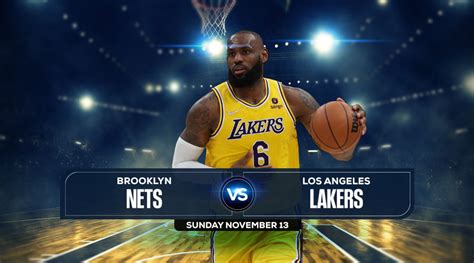 Nets Vs Lakers Prediction Stream Odds Picks Nov 13