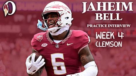 FSU Football Jaheim Bell On His First Few Games Winning At Clemson